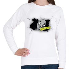PRINTFASHION ashjdrkztfuiuoéok-01 - Női pulóver - Fehér női pulóver, kardigán