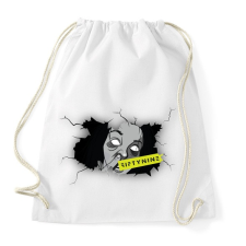PRINTFASHION ashjdrkztfuiuoéok-01 - Sportzsák, Tornazsák - Fehér tornazsák