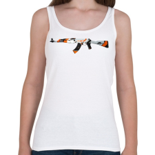 PRINTFASHION asiimov AK  CS:GO - Női atléta - Fehér női trikó