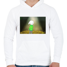 PRINTFASHION Asriel Dremurr Undertale - Férfi kapucnis pulóver - Fehér