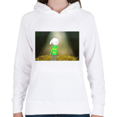 PRINTFASHION Asriel Dremurr Undertale - Női kapucnis pulóver - Fehér