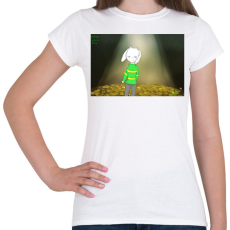 PRINTFASHION Asriel Dremurr Undertale - Női póló - Fehér