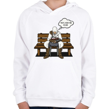 PRINTFASHION Assasins Creed  - Gyerek kapucnis pulóver - Fehér gyerek pulóver, kardigán