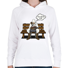 PRINTFASHION Assasins Creed  - Női kapucnis pulóver - Fehér női pulóver, kardigán