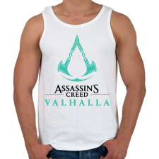 PRINTFASHION Assassins Creed - Valhalla - Férfi atléta - Fehér atléta, trikó
