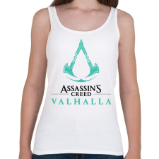 PRINTFASHION Assassins Creed - Valhalla - Női atléta - Fehér női trikó