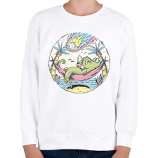 PRINTFASHION Asteroid Day - Gyerek pulóver - Fehér gyerek pulóver, kardigán