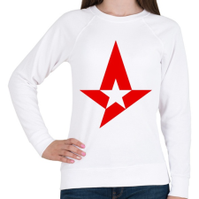 PRINTFASHION Astralis - Női pulóver - Fehér női pulóver, kardigán