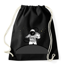 PRINTFASHION astronaut - Sportzsák, Tornazsák - Fekete tornazsák