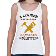PRINTFASHION Asztalos szülinapja szeptember színes - Női atléta - Fehér