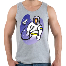 PRINTFASHION Asztronauta - Férfi atléta - Sport szürke