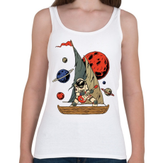 PRINTFASHION Asztronauta gitáros - Női atléta - Fehér