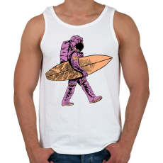 PRINTFASHION Asztronauta szörf - Férfi atléta - Fehér