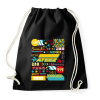 PRINTFASHION Ateez Tagok - Sportzsák, Tornazsák - Fekete
