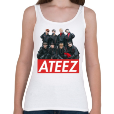 PRINTFASHION Ateez Team - Női atléta - Fehér