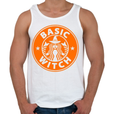 PRINTFASHION Átlagos boszorkány - Férfi atléta - Fehér atléta, trikó