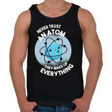 PRINTFASHION Atom - Férfi atléta - Fekete