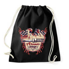 PRINTFASHION Atomi garázs - Sportzsák, Tornazsák - Fekete tornazsák