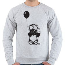 PRINTFASHION Atommaci - Férfi pulóver - Sport szürke férfi pulóver, kardigán