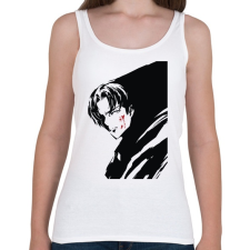 PRINTFASHION Attack On Titan Levi - Női atléta - Fehér női trikó