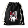 PRINTFASHION Attack On TItan - Sportzsák, Tornazsák - Fekete