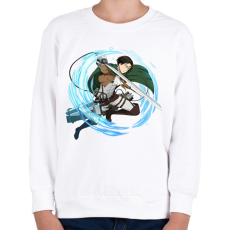 PRINTFASHION Attack on Titans - Gyerek pulóver - Fehér