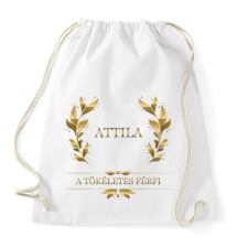 PRINTFASHION Attila - Sportzsák, Tornazsák - Fehér tornazsák