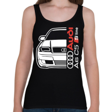 PRINTFASHION Audi A6 C5 - Női atléta - Fekete női trikó
