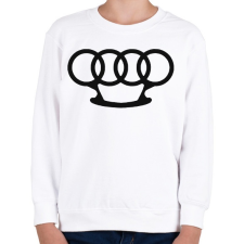 PRINTFASHION Audi boxer - Gyerek pulóver - Fehér gyerek pulóver, kardigán