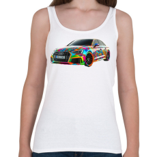 PRINTFASHION Audi - Női atléta - Fehér