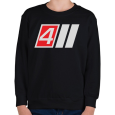 PRINTFASHION AUDI S4 - Gyerek pulóver - Fekete