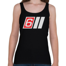 PRINTFASHION AUDI S6 - Női atléta - Fekete