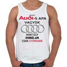 PRINTFASHION audika - Férfi atléta - Fehér atléta, trikó