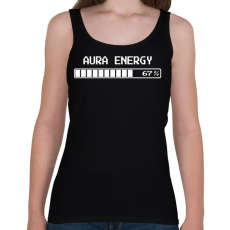 PRINTFASHION AURA ENERGY 67 - Női atléta - Fekete