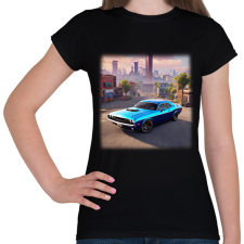 PRINTFASHION autó 3 - Női póló - Fekete női póló