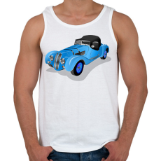 PRINTFASHION Autó - Férfi atléta - Fehér