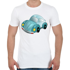 PRINTFASHION Autó - Férfi póló - Fehér