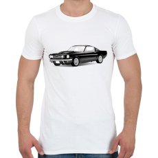 PRINTFASHION Autó  - Férfi póló - Fehér