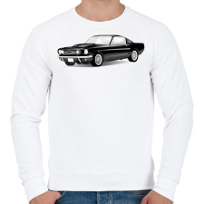 PRINTFASHION Autó  - Férfi pulóver - Fehér férfi pulóver, kardigán