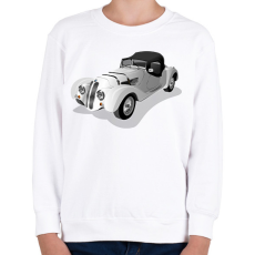 PRINTFASHION Autó - Gyerek pulóver - Fehér