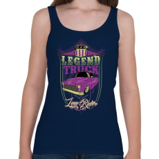 PRINTFASHION Autó legendák - Női atléta - Sötétkék