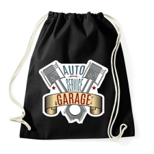 PRINTFASHION Auto Service - Sportzsák, Tornazsák - Fekete tornazsák