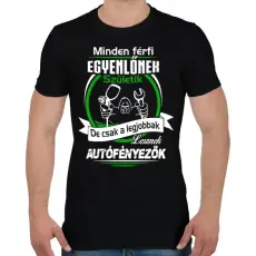 PRINTFASHION Autófényezők születésnapja - Férfi póló - Fekete
