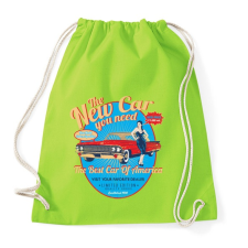 PRINTFASHION Autókereskedő - Sportzsák, Tornazsák - Limezöld tornazsák