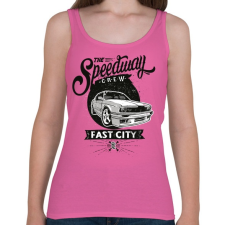 PRINTFASHION Autópálya - Női atléta - Rózsaszín női trikó