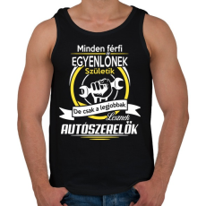 PRINTFASHION Autószerelők - Férfi atléta - Fekete