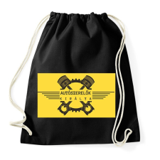 PRINTFASHION Autószerelők királya - Sportzsák, Tornazsák - Fekete tornazsák