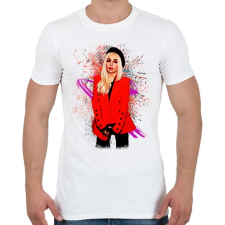 PRINTFASHION ava max 3 - Férfi póló - Fehér férfi póló