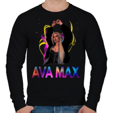 PRINTFASHION AVA MAX 4 - Férfi pulóver - Fekete férfi pulóver, kardigán