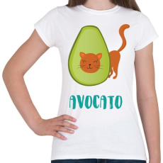 PRINTFASHION Avocato - Női póló - Fehér